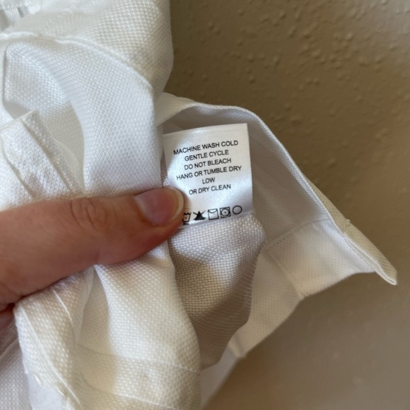 San Cristobal Short Sleeve‎ 4-Pocket Havana Classic Guayabera Small White Casual - Picture 8 of 12